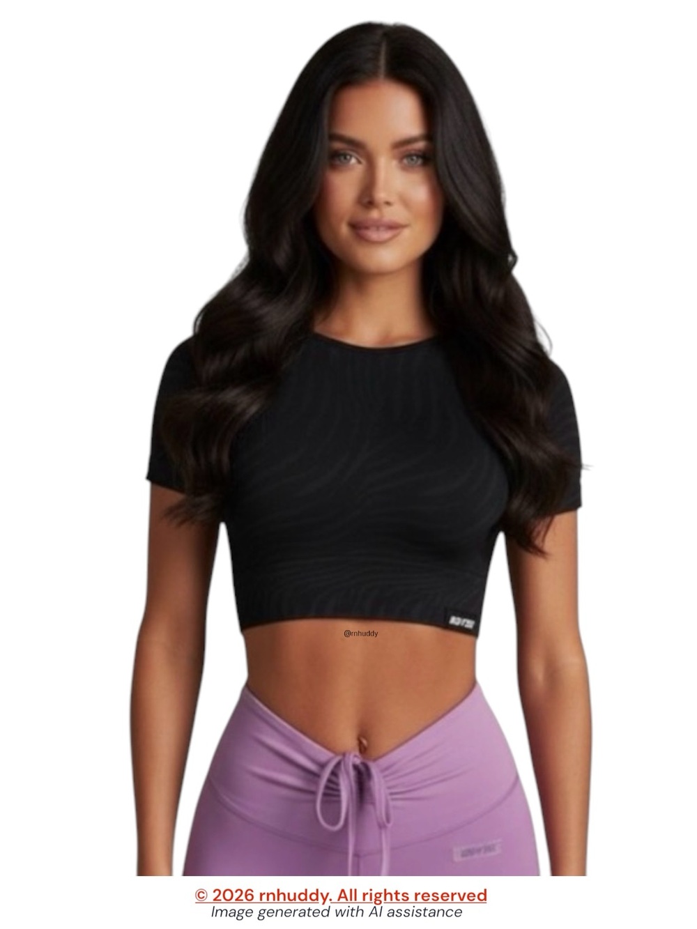 Bo+Tee (Oh Polly) S black seamless instinct zebra top